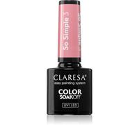 Claresa SoakOff UV/LED Color So Simple vernis à ongles gel teinte SO SIMPLE 3 5 g