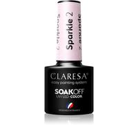 Claresa SoakOff UV/LED Color Sparkle vernis à ongles gel teinte 2 5 g