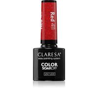 Claresa SoakOff UV/LED Color Sunny Garden vernis à ongles gel teinte Red 411 5 g