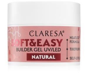 Claresa Soft&Easy Builder Gel base de vernis en gel ongles teinte Natural 12 g