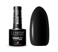 Claresa Vernis à ongles UV LED Collection Hybrid Soak Off Nail Polish Couleur Noir N° 900 5 ml