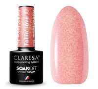 Claresa Vernis à ongles UV LED Collection Hybrid Soak Off Nail Polish Couleur Or Nr 10 Fallin Love 5 ml