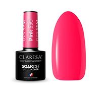 Claresa Vernis à ongles UV LED Collection Hybrid Soak Off Nail Polish Couleur Rose N° 530 5 ml