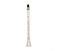 Claribette ABS Résine Dorée Instrument à Vent Léger | Son clair type clarinette, design simple, idéal initiation musicale, de transport inclus,ABS robuste