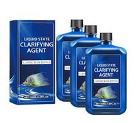 Clarificateur d'eau d'aquarium à action rapide, agent clarifiant l'état liquide d'aquarium, nettoie l'eau trouble et maintient des résultats clairs, purification de l'eau puissante pour aquarium d'eau