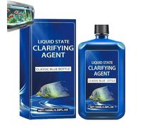 Clarificateur d'eau d'aquarium à Action Rapide, Liquide Clair d'eau d'aquarium 100 ML, élimine l'eau Trouble, améliore la Filtration, Traitement sûr de l'eau Douce (1pcs)