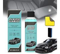 Clarification Plastique, Clarification Plastique Pour Voitures, Rénovateur Plastique Intérieur Et Extérieur, Cire En Spray Sans Eau, Rénovateur Plastique Extérieur Voiture (1 Pièce)