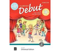 Partitions classique UNIVERSAL EDITION RAE J. - CLARINET DEBUT -PUPIL'S BOOK WITH CD Clarinette