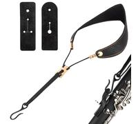Clarinet Neck Strap - Ergonomic Adaptable Straps Design Musical Support | Rust-Resistant Metal Alto Sax Neck Strap | For Flute Bass Comfort Stability Beginners Girls
