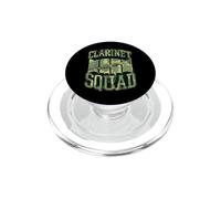 Clarinet Squad Motif Rayures Style années 70 PopSockets PopGrip pour MagSafe