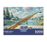 Clarinette 1000 Pièces Puzzle pour Adultes Enfants, Parfait pour Les Amateurs De Puzzles, Cadeau, Stimulant, Jeux Éducatif, Qualité Premium 38x26cm/1000pcs
