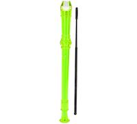 Clarinette 8 Trous Transparente en ABS, Instrument à Vent Portable, Accessoires Inclus - Intonation Précise, Nettoyage Facile, Idéal Pour Débutants et Musiciens (Vert Fluo)