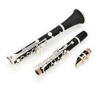 Clarinette Argentée Clarinette En Si Bémol Instrument D'étude