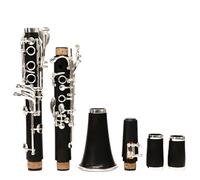 Clarinette Argentée Clarinette Simple En Si Bémol Majeur Instrument À 17 Clés