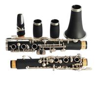 Clarinette Argentée Instrument À 19 Touches En Si Bémol