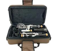 Clarinette Bb Bois Ébène Plaqué Argent 18 Touches Performance Professionnelle