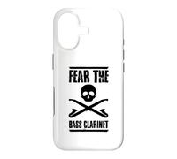 Clarinette Clarinettiste Halloween Fear The Bass Graphic Coque pour iPhone 17