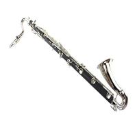 Clarinette debutant Clarinette Basse En Si Bémol Instrument En Bakélite Plaqué Argent