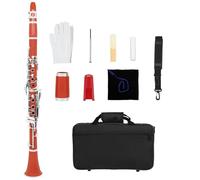 Clarinette en si bémol en ABS avec coussinets italiens et touches de précision, parfaite pour la pratique de la musique, la salle de t les étudiants sur scène, clarinette avec double réglage