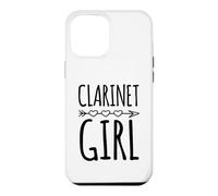 Clarinette Fille avec Motif de flèche en Forme de cœur de Style bohème Coque pour iPhone 12 Pro Max