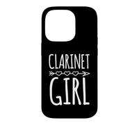 Clarinette Fille avec Motif de flèche en Forme de cœur de Style bohème Coque pour iPhone 14 Pro