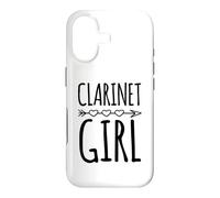 Clarinette Fille avec Motif de flèche en Forme de cœur de Style bohème Coque pour iPhone 17
