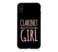 Clarinette Fille avec Motif de flèche en Forme de cœur de Style bohème Coque pour iPhone XS Max