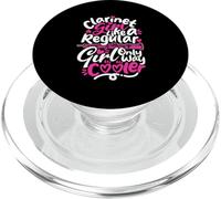 Clarinette Girl Like A Regular Girl Only Way Cooler PopSockets PopGrip pour MagSafe