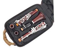 Clarinette Instruments De Musique Clarinette Professionnelle En Ébène Plaqué Argent 19 Touches Brillantes(Type 1)