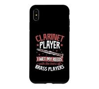 Clarinette Je mouille Mes anches avec Les Larmes Coque pour iPhone XS Max
