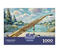 Clarinette Jigsaw Puzzle 1000 Pièce pour Les Adultes Jeux Éducatifs Puzzle Cadeaux pour Adultes 100% Carton Recyclé Puzzle Décoratif 52x38cm/1000pcs
