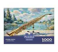 Clarinette Jigsaw Puzzles 1000 Pièce Adapter Les Adultes Ou Les Familles Ensemble Jeu De Puzzle Cadeaux pour Adultes 100% Carton Recyclé Puzzle Décoratif 70x50cm/1000pcs