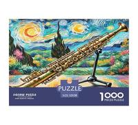 Clarinette Jigsaw Puzzles 1000 Pièces pour Les Adultes Jeu De Puzzle Cadeaux pour Adultes 100% Carton Recyclé Décoration De Maison 52x38cm/1000pcs