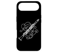 Clarinette Line Art Instrument de Musique Design Minimaliste Coque pour iPhone Air
