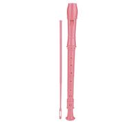 Clarinette pour étudiants débutants à 8 trous, flûte à jeu fluide, outil de pratique léger pour enfants, sessions d'apprentissage en e musique précoce (Rose)