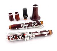 Clarinette Professionnelle En Ébène Sib Plaquée Argent 19 Clés(Cocobolo)