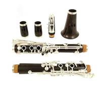 Clarinette Professionnelle En Ébène Sib Plaquée Argent 19 Clés(Ebony)
