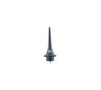 K&M Cône de support pour clarinette 15224-000-55 – Noir plastique, anneau en feutre, adaptateur inclus