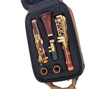 Clarinettes au son clair Clarinette professionnelle en si bémol clés en palissandre plaqué argent