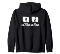 Clarinettiste humoristique « Your Girlfriend My Girlfriend » Sweat à Capuche