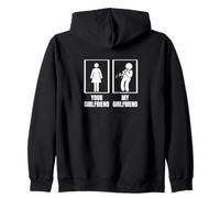 Clarinettiste humoristique « Your Girlfriend My Girlfriend » Sweat à Capuche