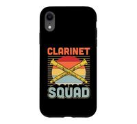 Clarinettiste Squad Rétro Vintage Style Clarinettiste Coque pour iPhone XR