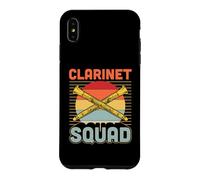 Clarinettiste Squad Rétro Vintage Style Clarinettiste Coque pour iPhone XS Max