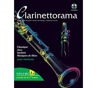 Clarinettorama Tome 1 A Partition avec un CD - Collectif - Hit Diffusion - Livre CD - Partition CD