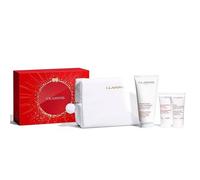 CLARINS Coffret Cocooning Baume corps super hydratant 200 ml + Crème mains 30 ml + Gommage