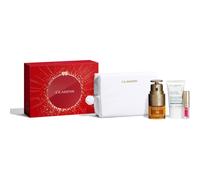 Soin yeux anti-âge Clarins - Coffret Double Serum Eye - Double Serum Eye 20ml + Cryo-Flash Cream-Mask 15ml + Lip Comfort Oil 04 Pitaya 1.4ml - Kapao Parfumerie en ligne française