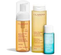 Clarins Essential Nettoyant Régénérant, Femme, Peau Normale, Nettoyer, Hydrater, Revitaliser, Démaquillant, Tonique, Exfoliant, 200 ml, Mousse