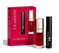 Clarins - Coffret Lip Comfort Oil Coffret Maquillage Lip Comfort Oil Teint 03 Cherry 7 Ml + Wonder Volume Mascara Xxl 01 Extreme Black 3 Ml - Kapao Parfumerie en ligne française