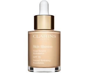 Clarins Skin Illusion Natural Hydrating Foundation fond de teint hydratant éclat SPF 15 teinte 101W Linen 30 ml