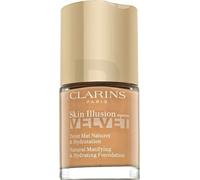 Clarins Skin Illusion Velvet Natural Fond de Teint Matifiant et Hydratant Fond de teint liquide à effet matifiant 110N Miel 30 ml
